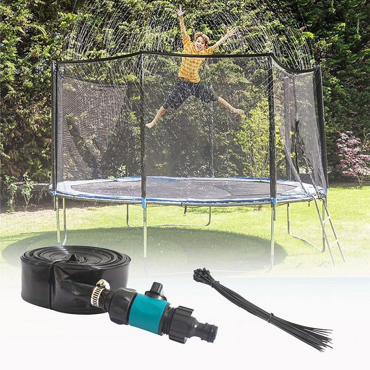 Trampoline Sprinkler Water Sprayer Toy W13424