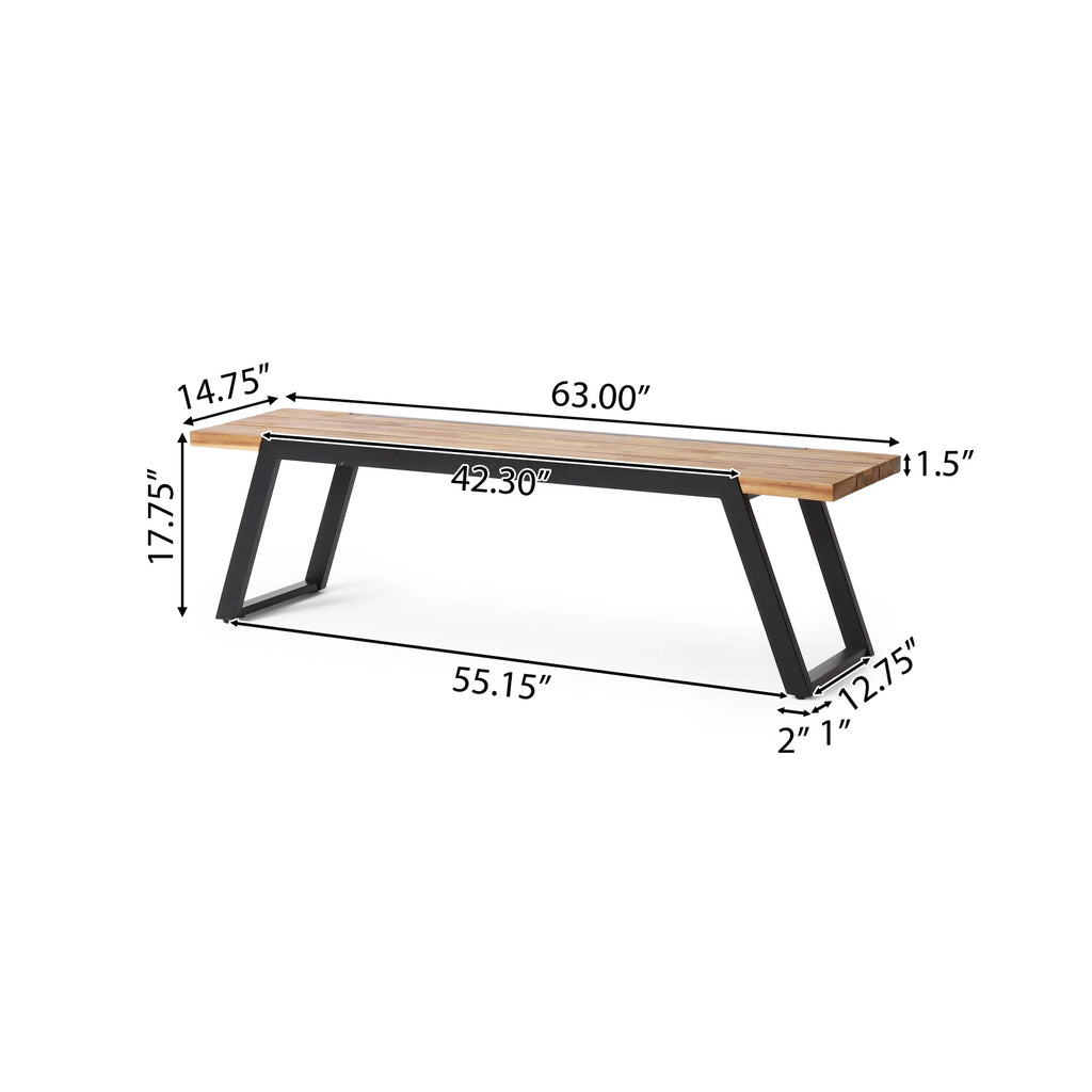 Acacia Wood 3 Piece Picnic Set K1404