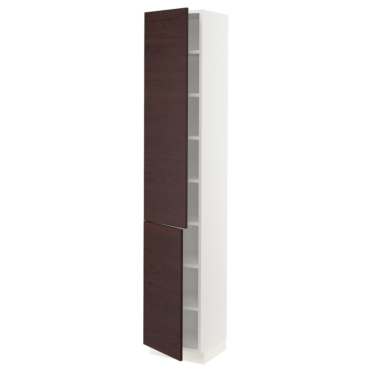 White High Cabinet with Shelves and 2 Doors N326540