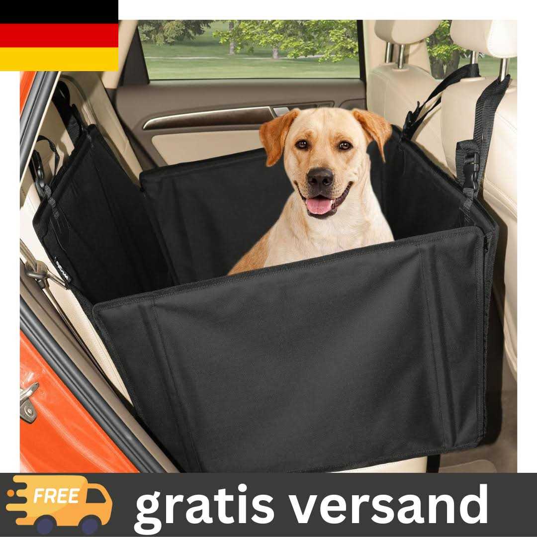 Extra Stable Dog Car Seat with 4 Fastening Straps C52950