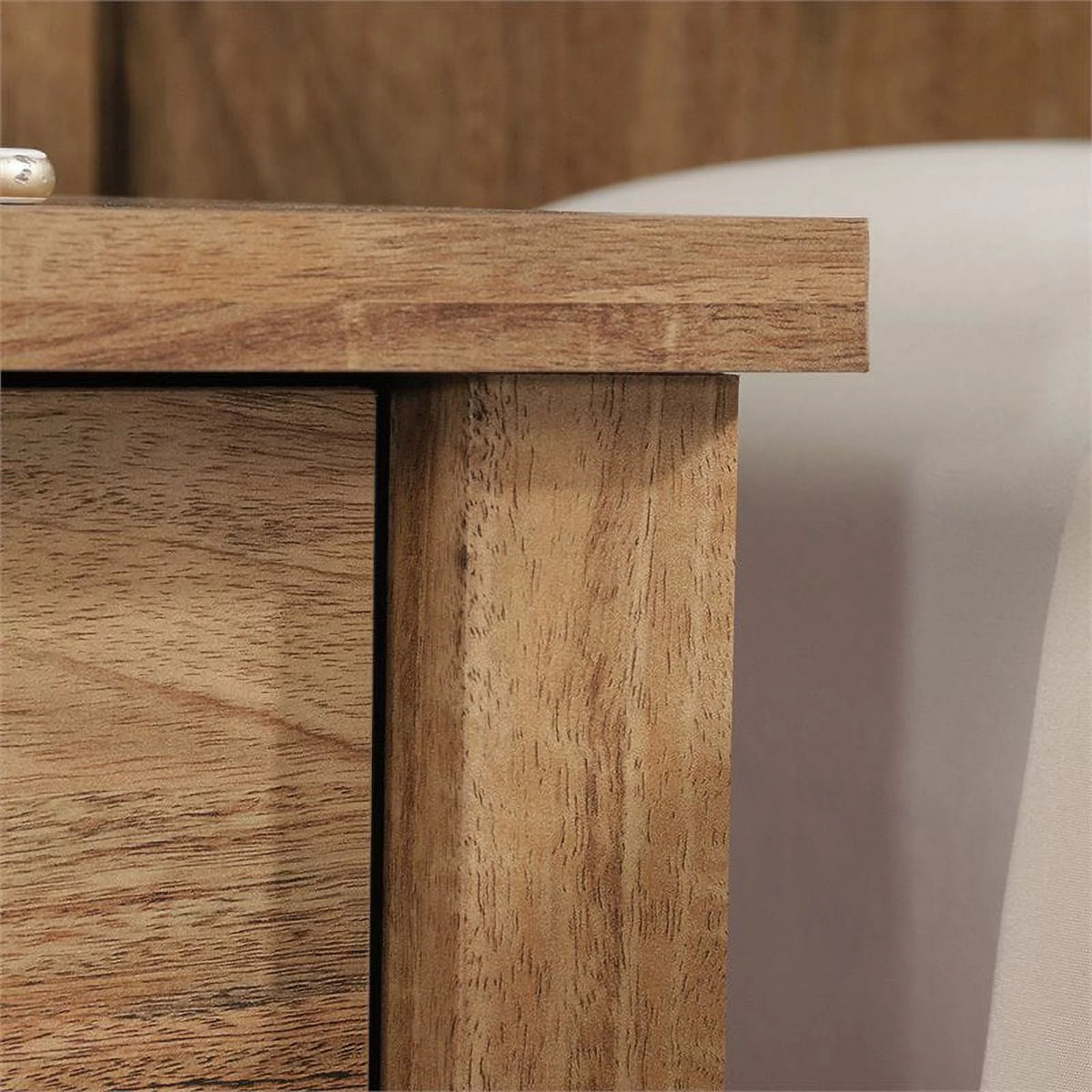 Wood Bedroom Nightstand Set of 2 N665