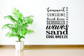 21 Inch x 38 Inch Beach Wall Decal L629650