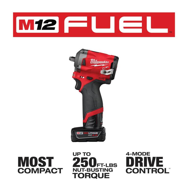 12V Brushless Cordless 3/8 in. Impact Wrench Kit with 6.0Ah Battery W45972