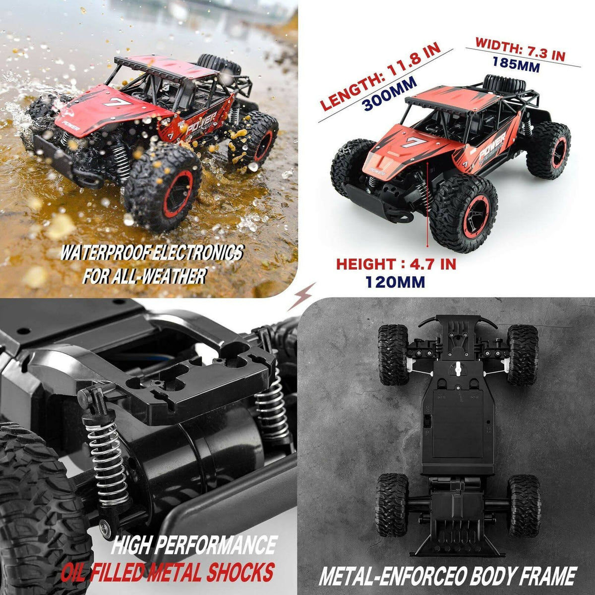 1:14 Aluminium Alloy Off Road Remote Control Car M4016