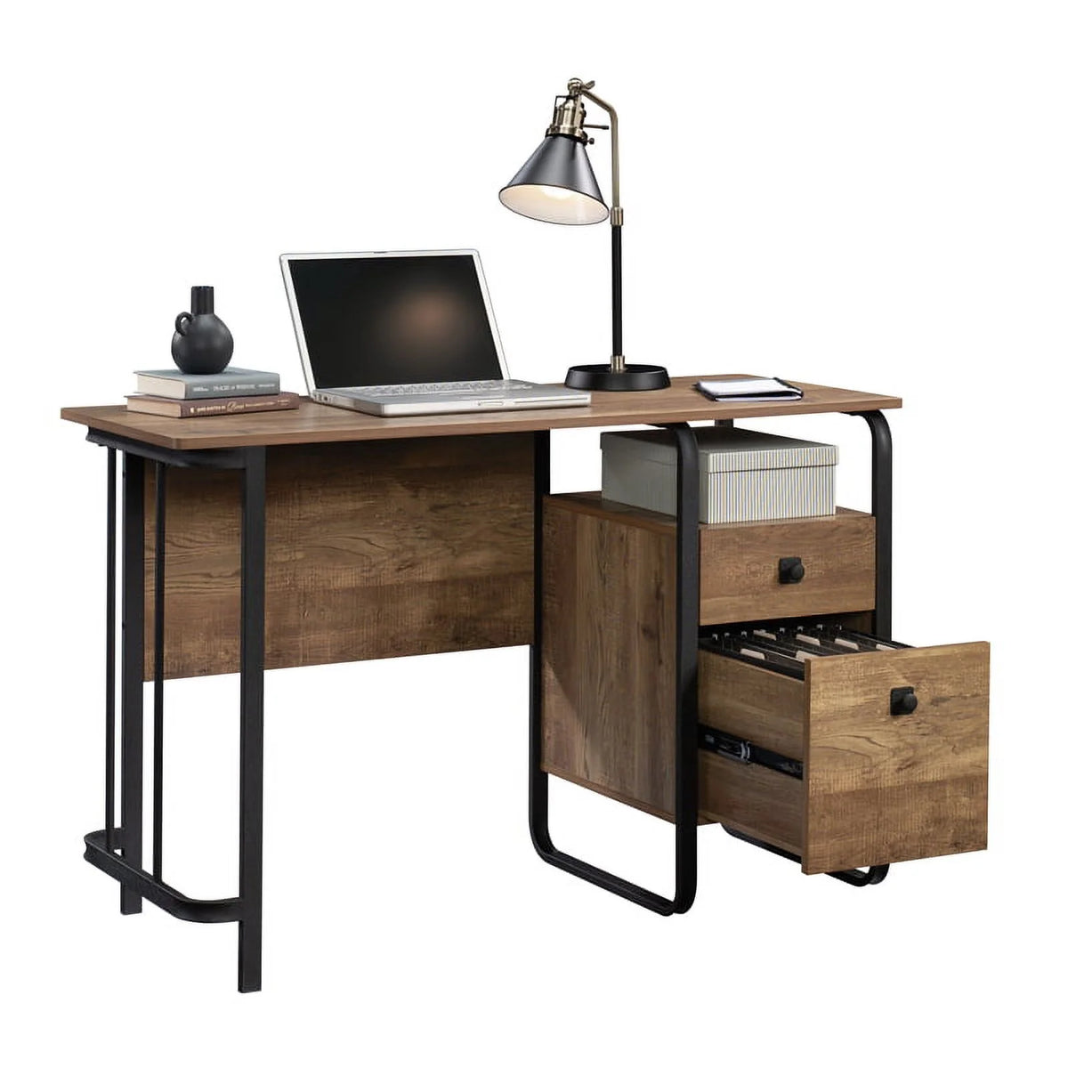 Engineered Wood and Metal Desk W595