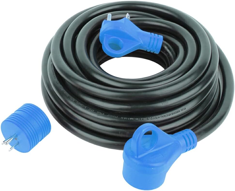 30FT 30AMP RV Extension Cord with LED Power Indicator S471731