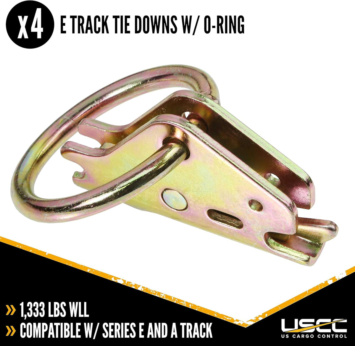 E Track Starter Kit with E Track Rails, Cargo Straps, Fittings, End Caps and Storage Bag S825673