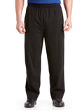 Black Open-Hemmed Jersey Pants H206651