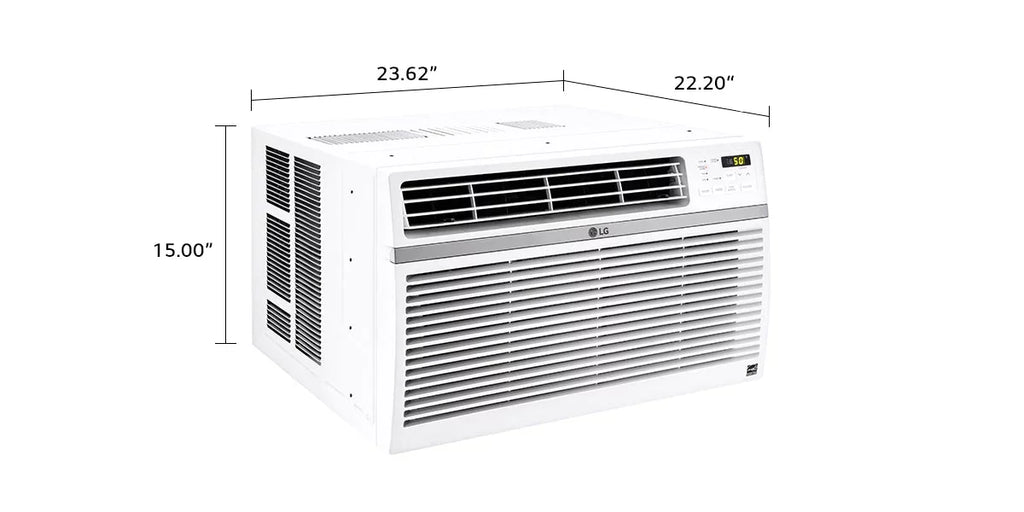 8,000 BTU Window-Mounted Air Conditioner with Remote Control Q9416