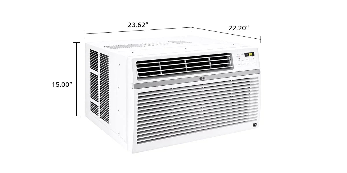 8,000 BTU Window-Mounted Air Conditioner with Remote Control Q9416