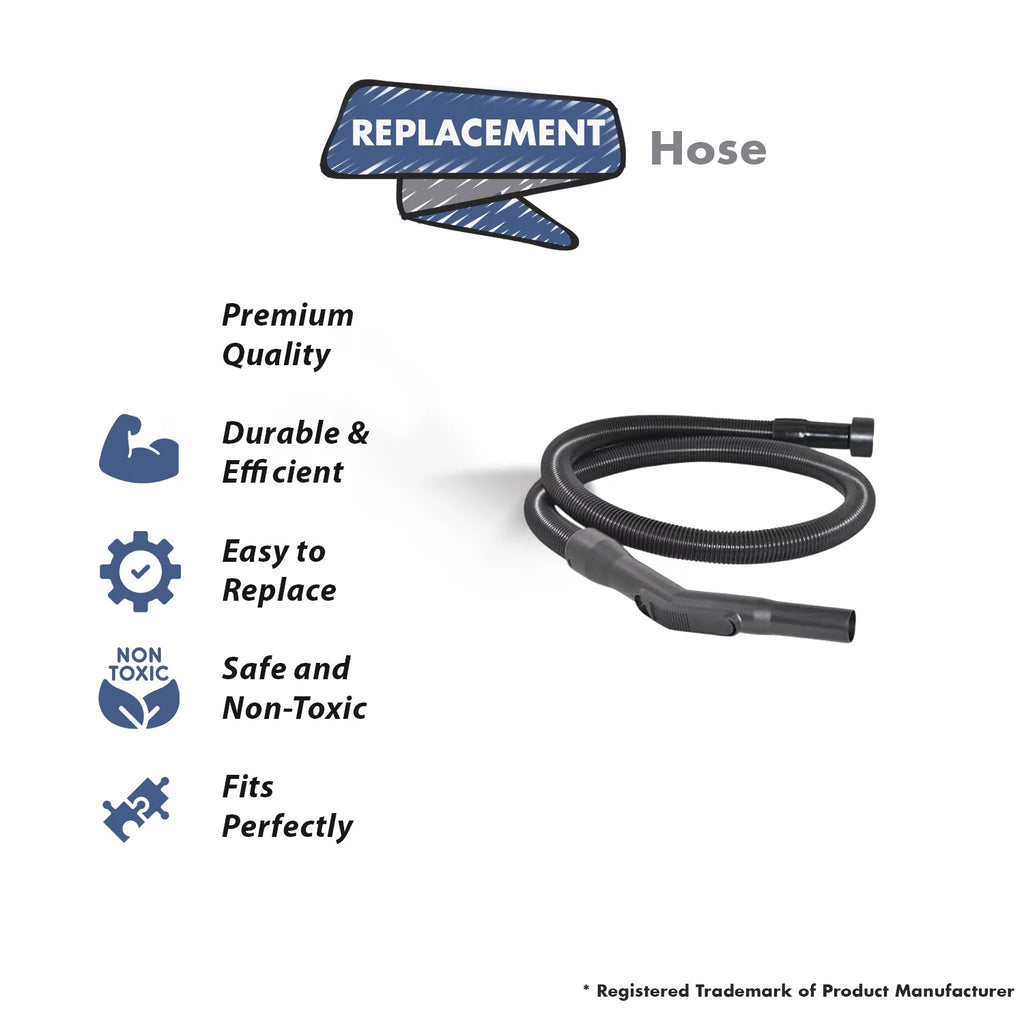 Wet/Dry Vacuum Cleaner Hose with Clip & Hose End J179365