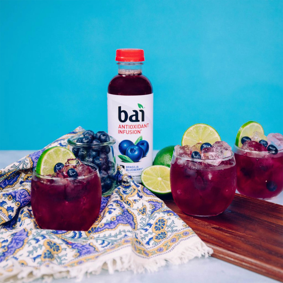 Gluten-Free Brasilia Blueberry Antioxidant Drink, 18 Fl Oz, 12 Pack Bottles P994819