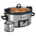 6 Quart Metallic Cooker with Hinged Lid and Little Dipper Food Warmer R683559
