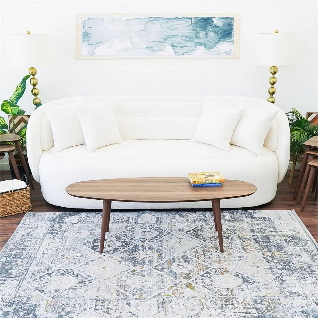Mid-Century Solid Wood Coffee Table T6224