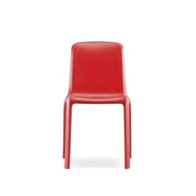 Red Armless Stacking Chair X32640