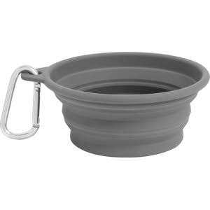 Collapsible Silicone Water Travel Bowl with Clip V661457