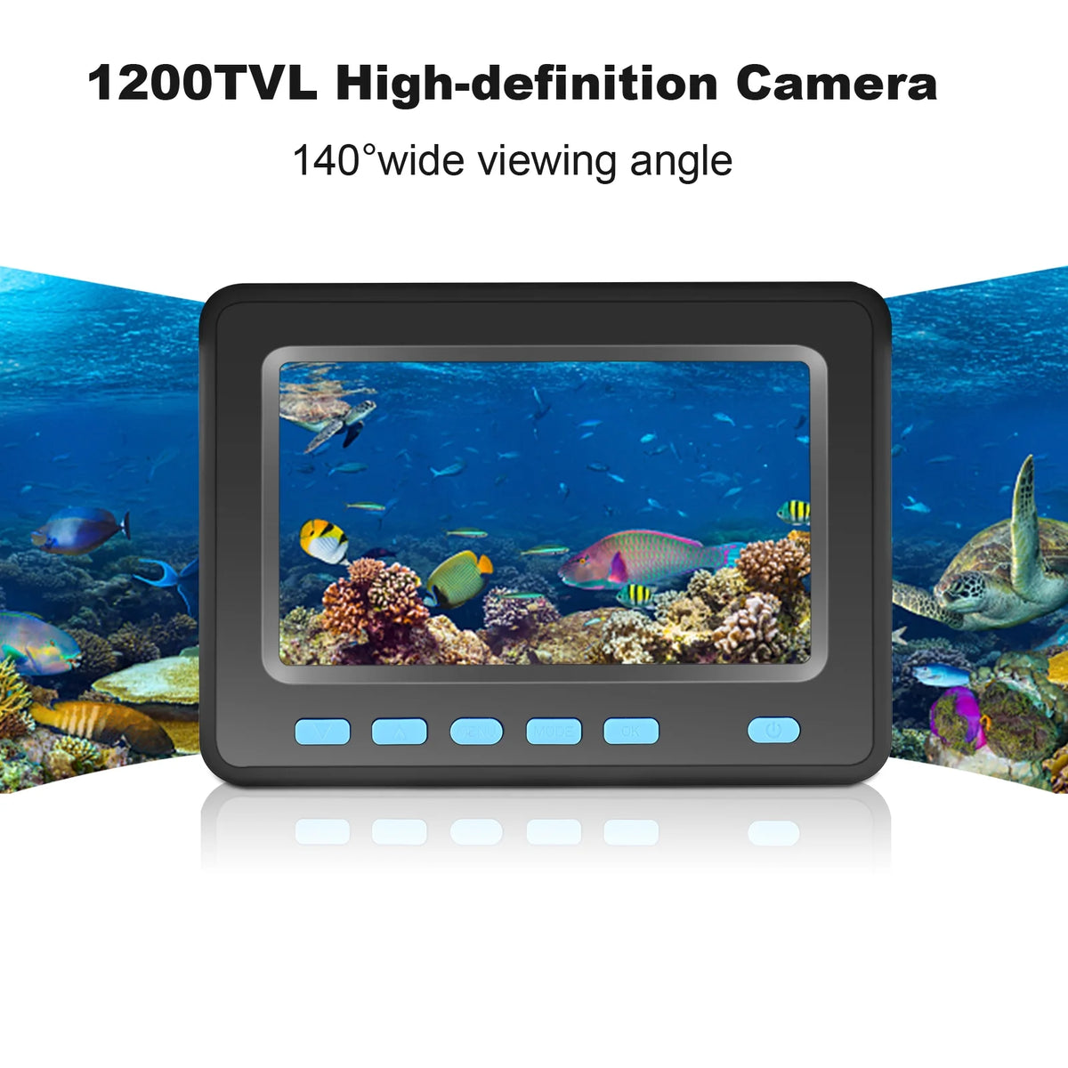 4.3'' LCD Underwater Fishing Fish Finder H9491