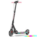 Electric Scooter with LED Lights, Bluetooth Speaker, Adjustable Height, Foldable X389326
