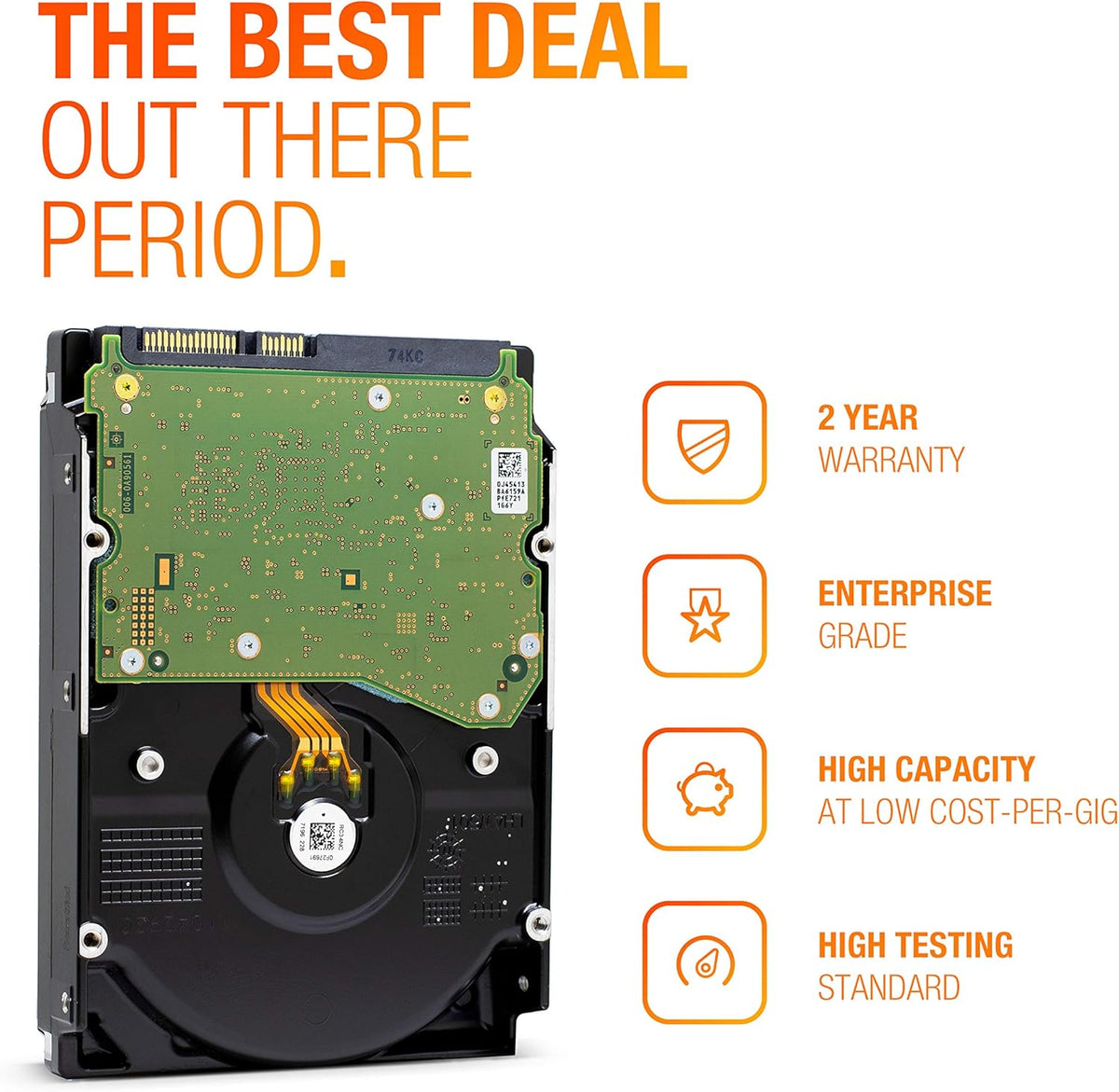 8TB 7200RPM 128MB Cache SATA 6.0Gb/s 3.5-Inch Enterprise Hard Drive HDD D8528