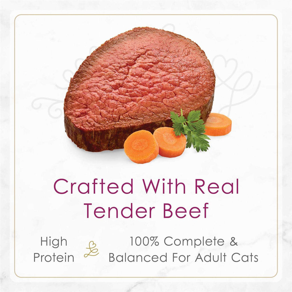 Wet Cat Food Tender Beef with Carrots C95236