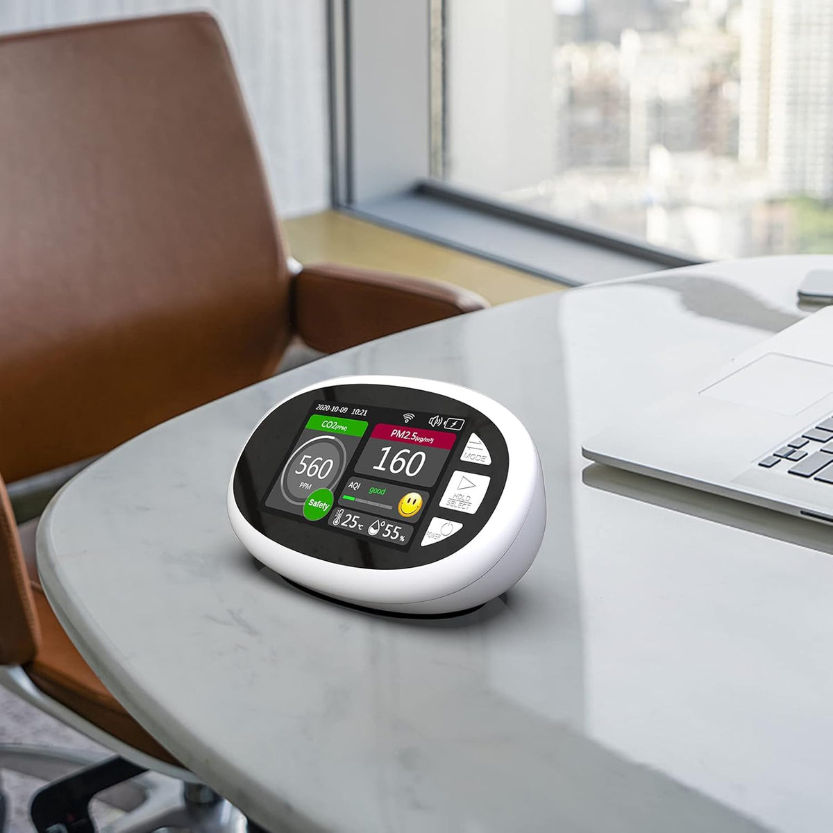 Pack of 2 CO2 Detector with LED Display L2848