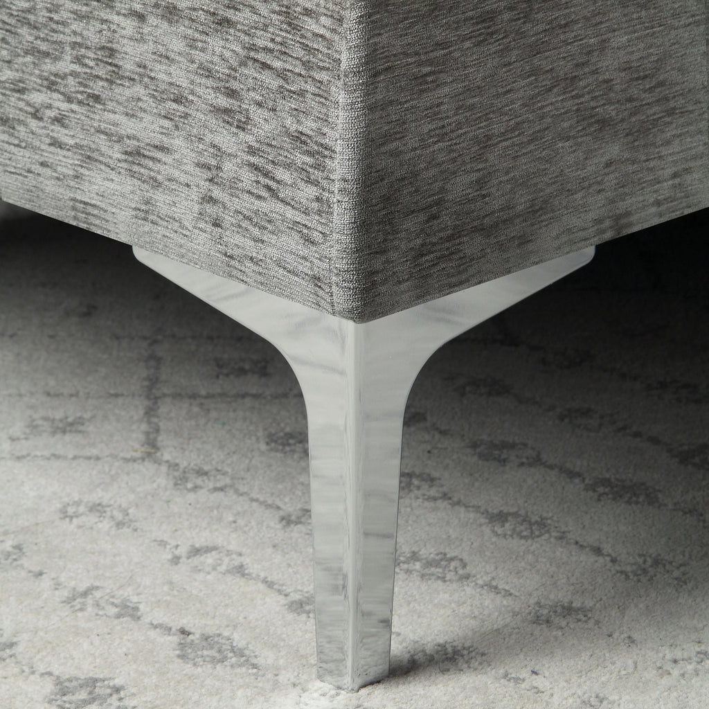Chenille Padded Sectional V7371