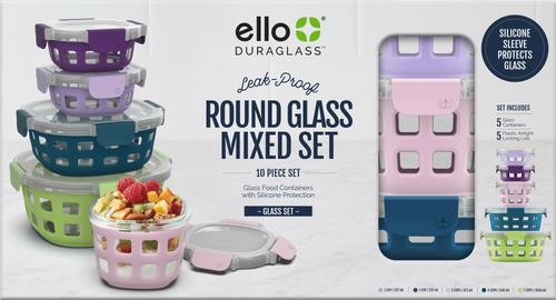 10 Piece Glass Food Storage Set Z1333