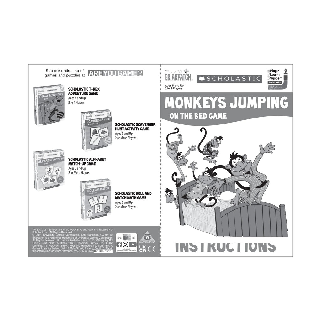 Monkeys Jumping on the Bed Game T6063