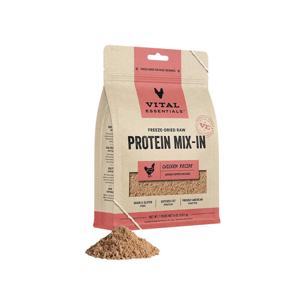 Freeze-Dried Raw Ground Chicken Topper J2634