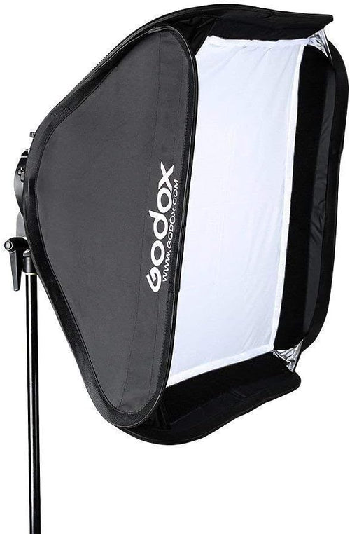 31x31inch 80x80cm Foldable Softbox Diffuser with Bowens Mount Speedlite Bracket Pack of 2 E5021