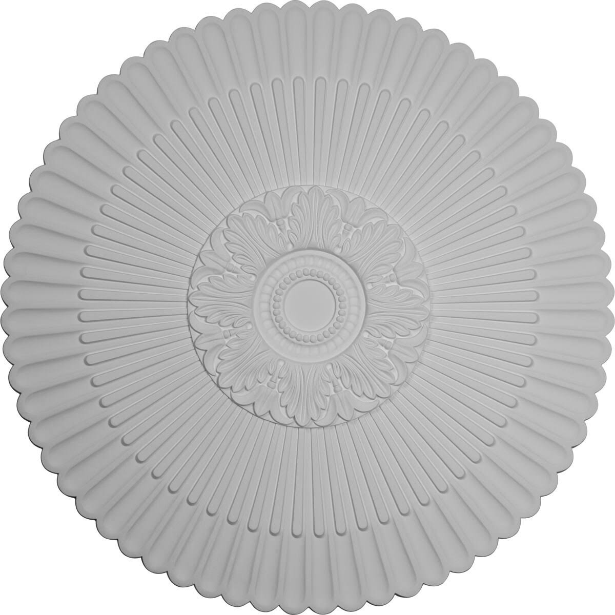 Hand-Painted Golden Oak Ceiling Medallion I94588
