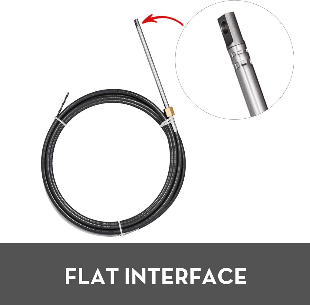 Boat Steering Cable 14 Feet Rotary Steering Kit Q96911