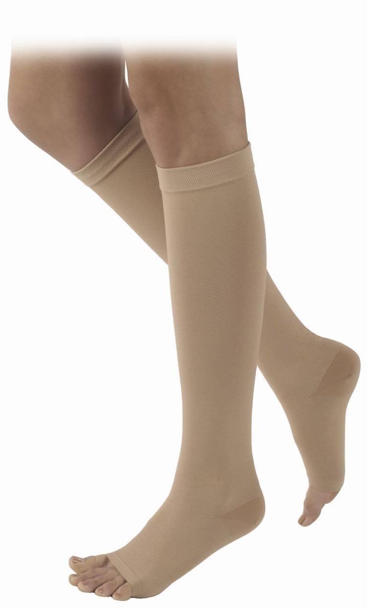 Natural Rubber Calf Compression Stockings S498