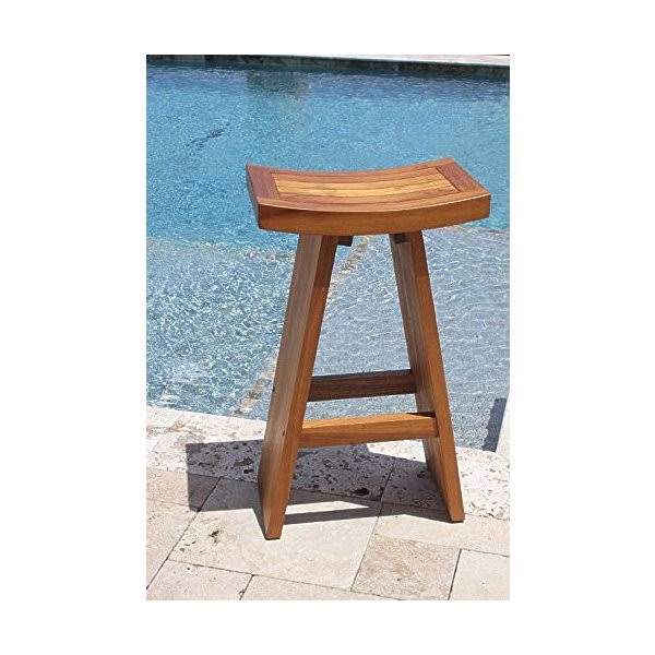 Teak Bar Stool G1570