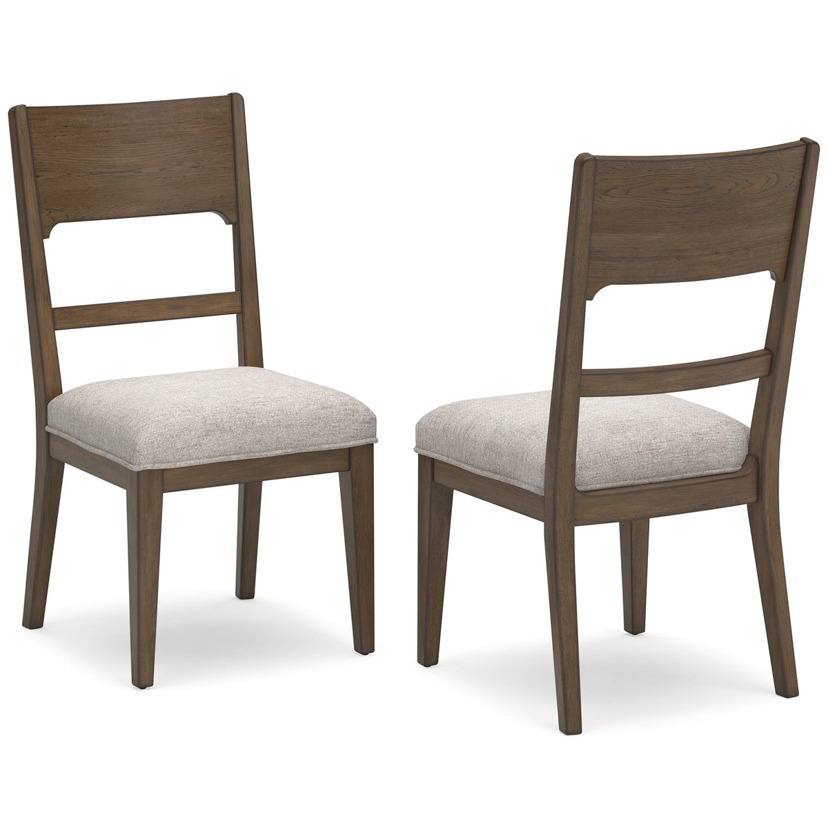 Brown & Tan Traditional Dining Chair Set of 2 K13926