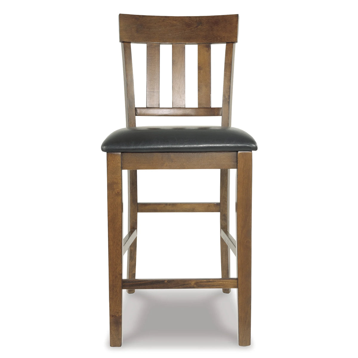 Set of 2 Counter Height Faux Leather Seat Barstool P1176