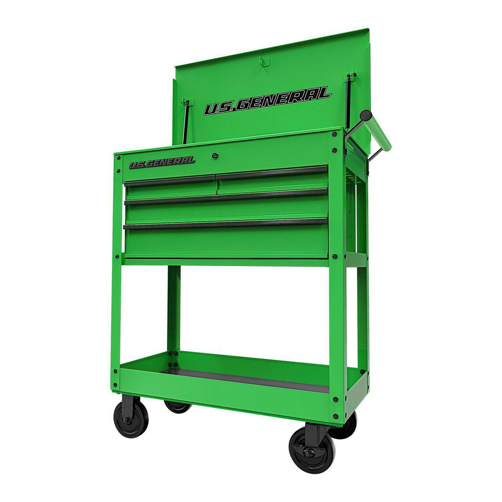 30 in. 4-Drawer Tech Cart, Red Z9731