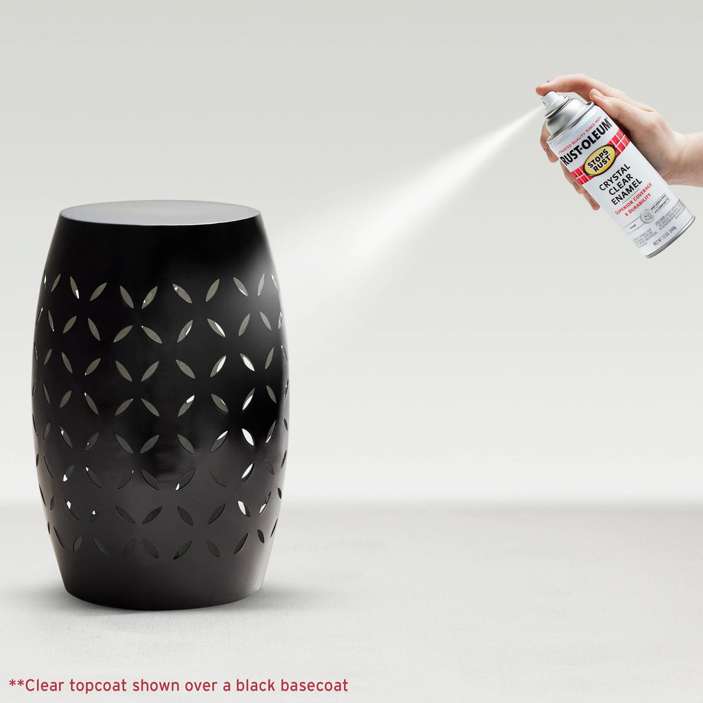 Clear Gloss Protective Enamel Spray Paint 12 oz Y627392