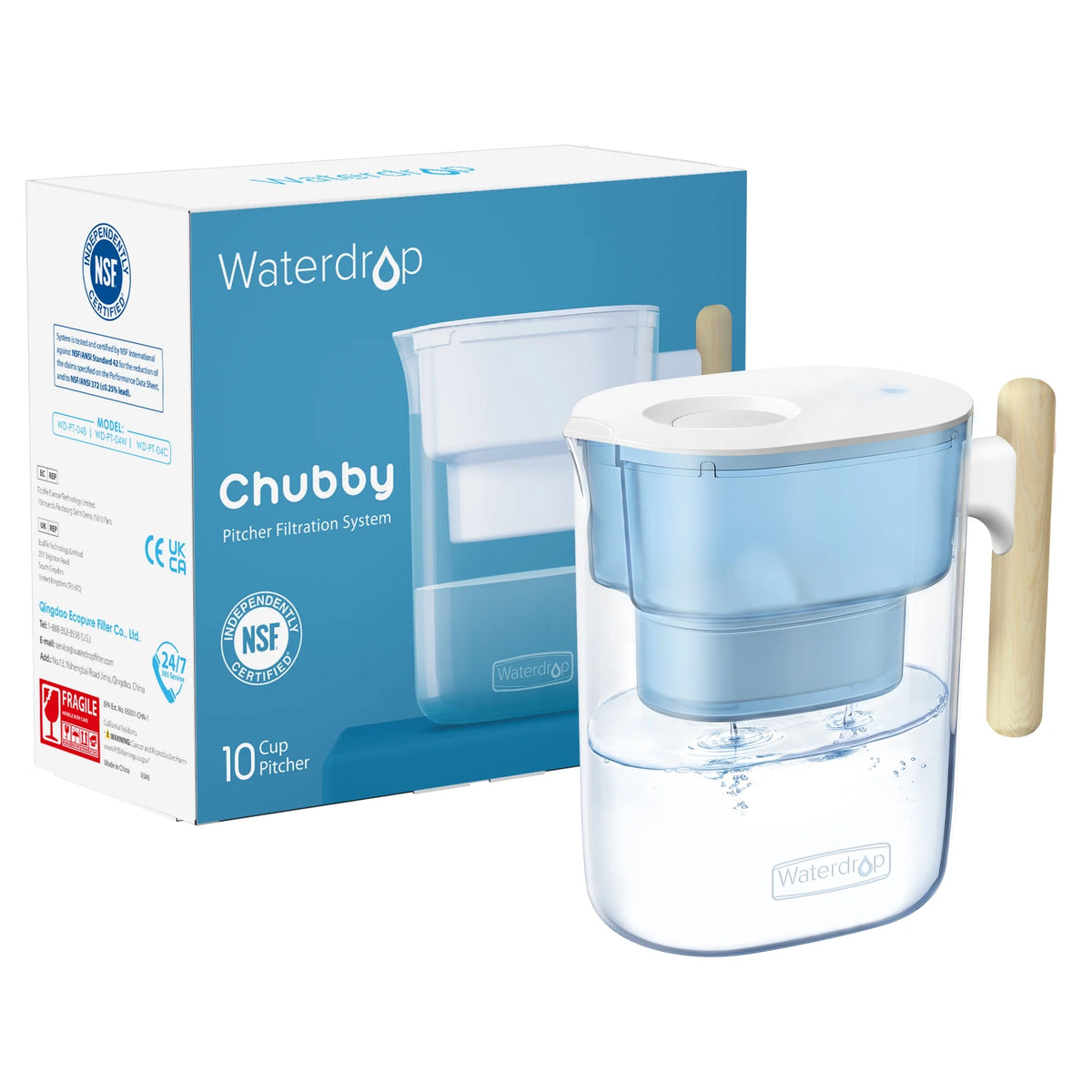 10-Cup Water Filter Pitcher with 1 Filter P502566