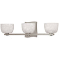 3 Light Bath Bracket, Satin Nickel N21033