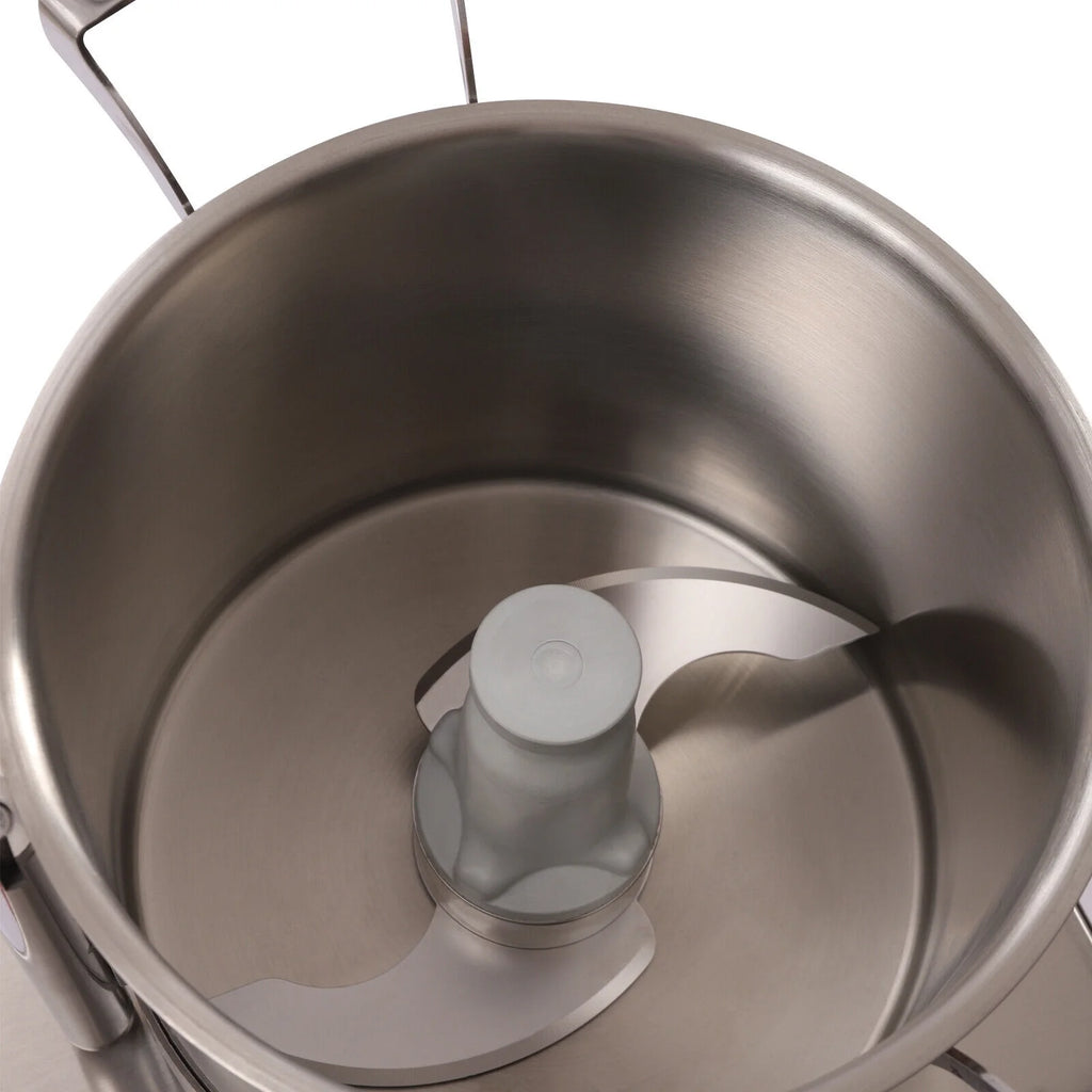 5.3Qt Electric Food Chopper Stainless Steel with Transparent Lid 550W B476