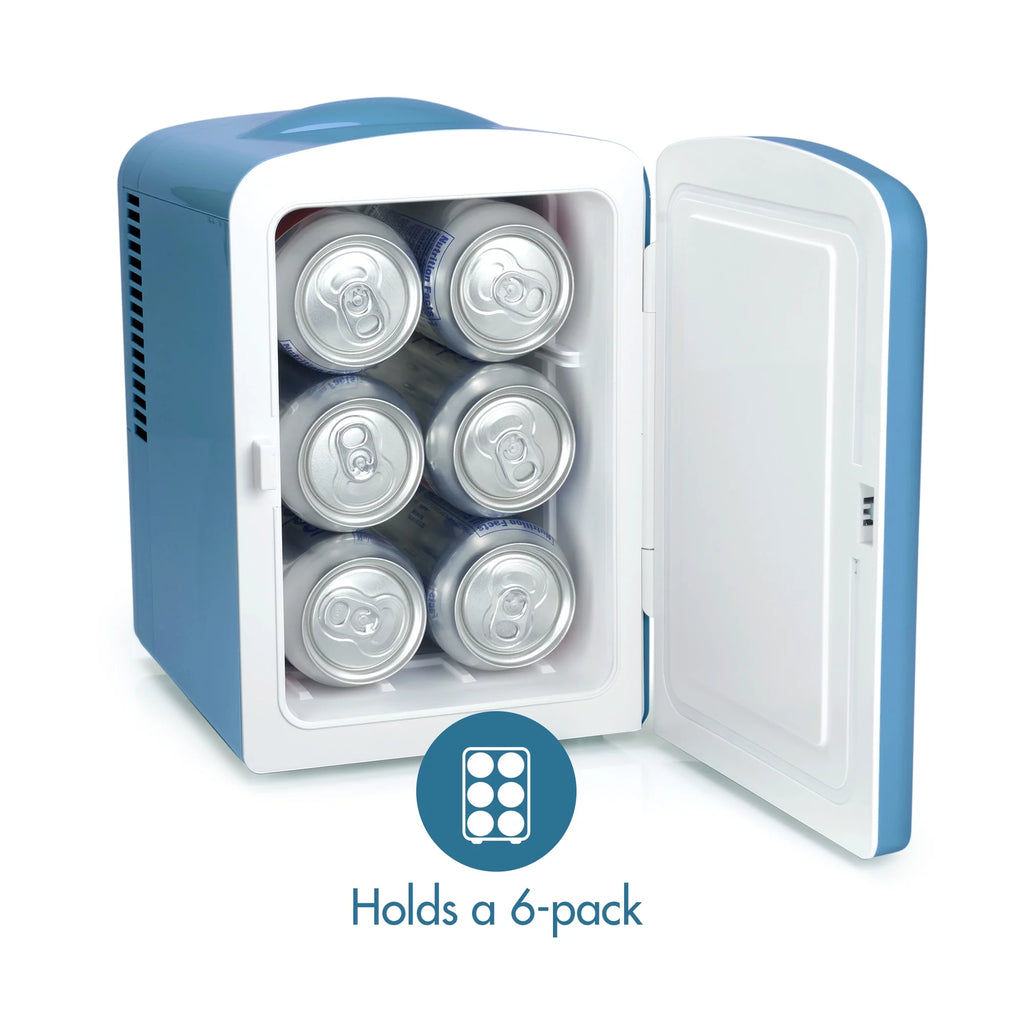 Black 6 Can Mini Fridge O735295