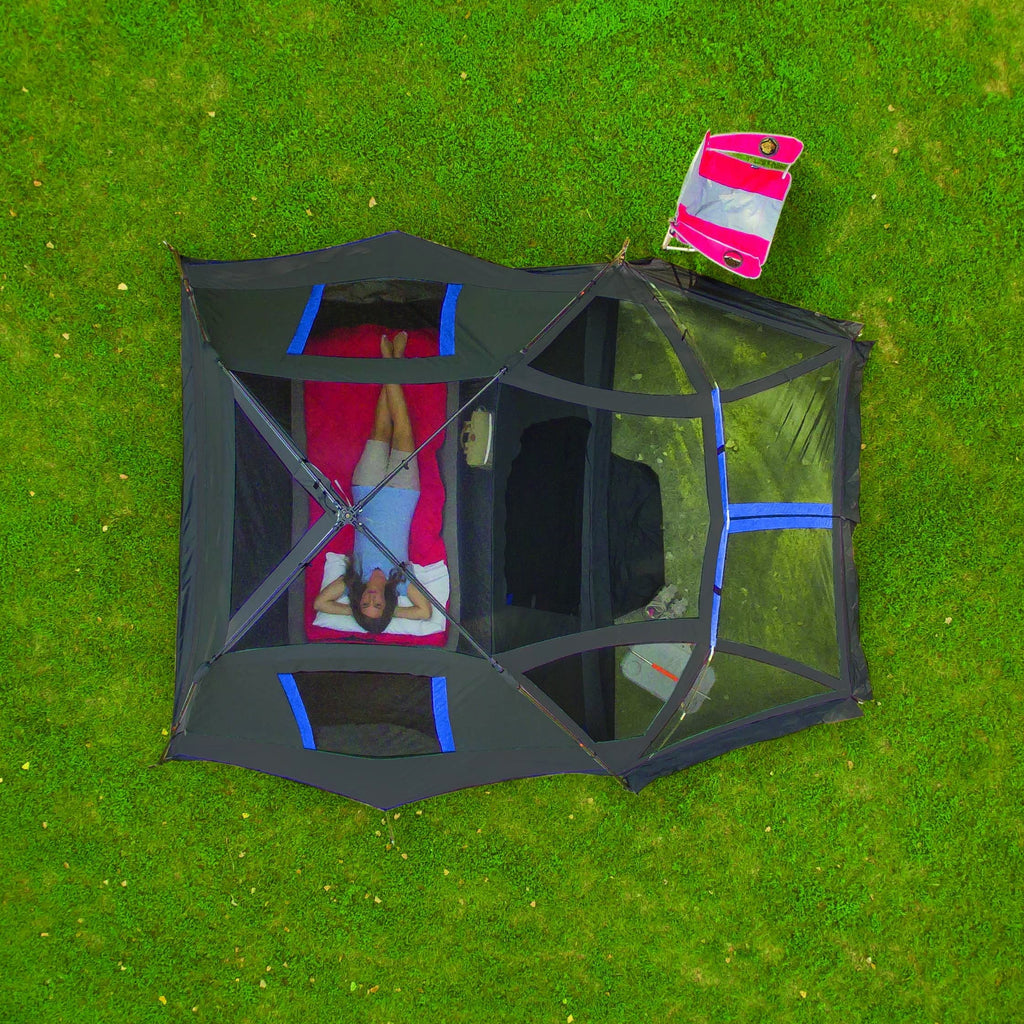 6-Person Instant Cabin Tent with LED Lighted Poles P746
