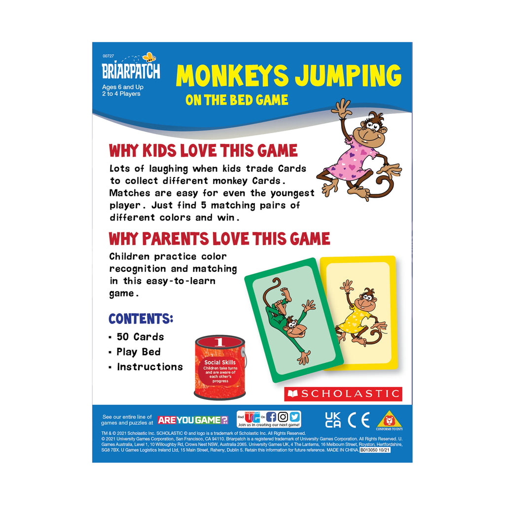 Monkeys Jumping on the Bed Game T6063