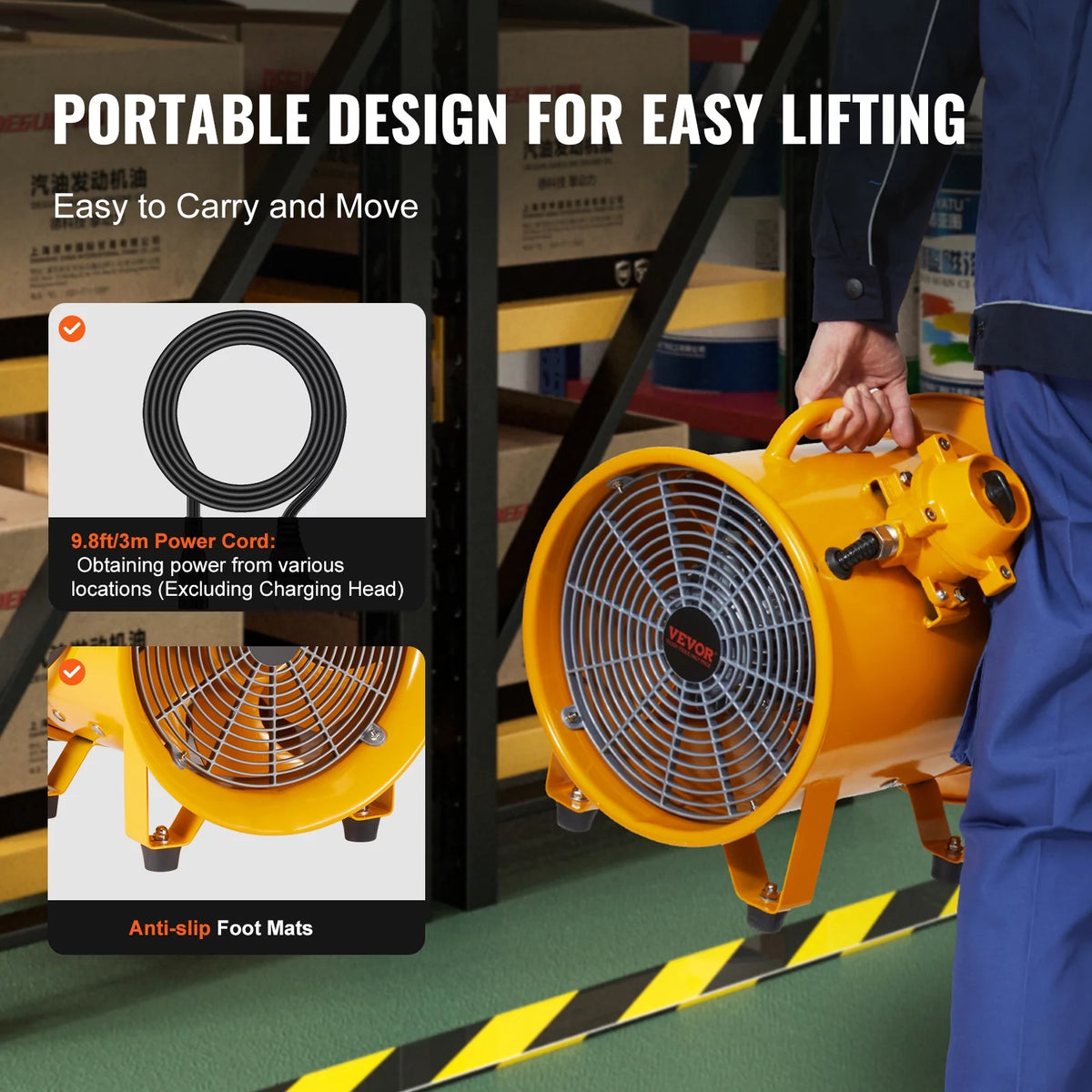 10" Portable Extractor Fan Blower O263889