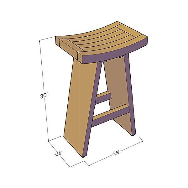 Teak Bar Stool G1570