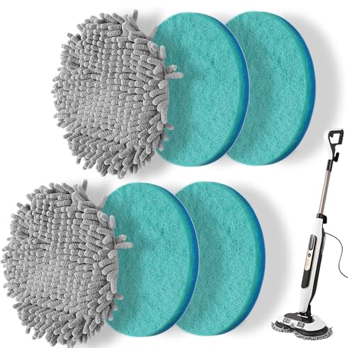 6 Packs Steam Mop Pads Replacement Washable Pad H1510