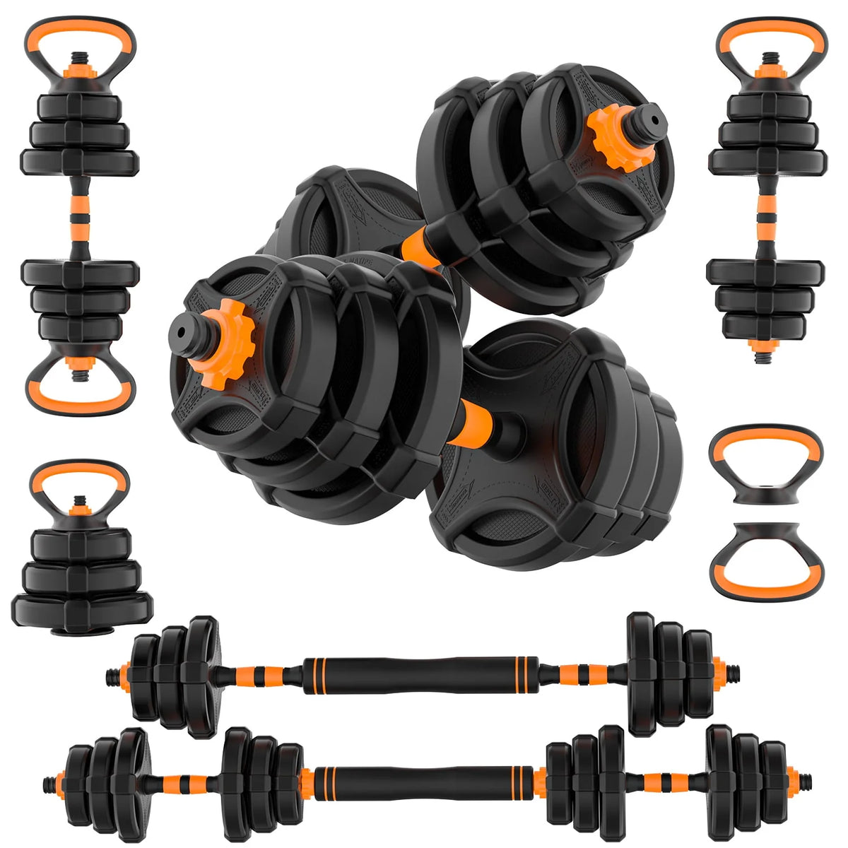 Adjustable Weight Dumbbell Set with Connector I500337