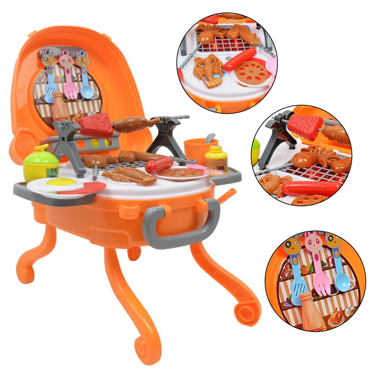 Portable BBQ Toy Set for Kids G444724
