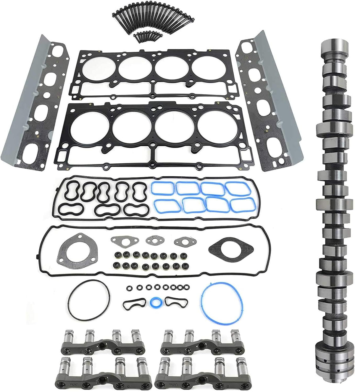 Lifters Camshaft Head Gasket Set for Dodge Ram 1500 5.7L V8 HEMI 2009-2018 B100861